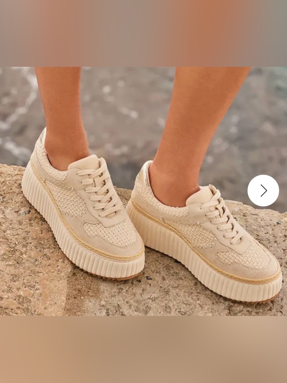 Dolce Vita woman’s Dandi platform sneakers  size 8.5
